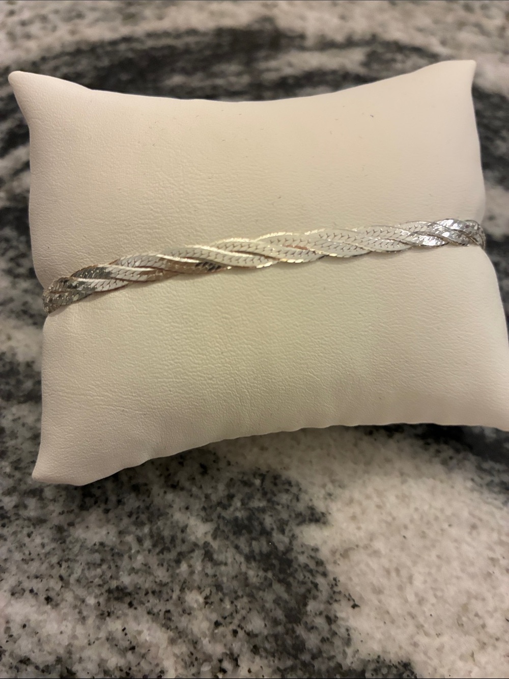 Sterling Silver Twisted Bangle Bracelet - 925 Silver